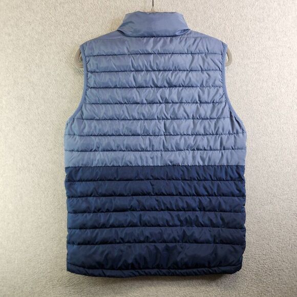 Simply Southern Vest Mens S Blue Two Tone Puffer Quilted Western Cowboy Ranch - Picture 13 of 14